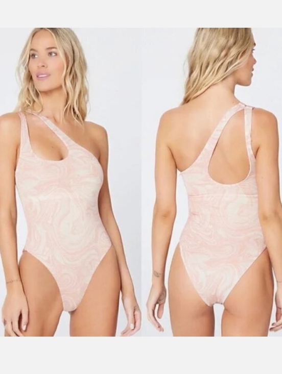 l*space Other - L*Space Shine On Shimmer PhoebeAll Swirled Up One Piece Swimsuit NWT Sz 4